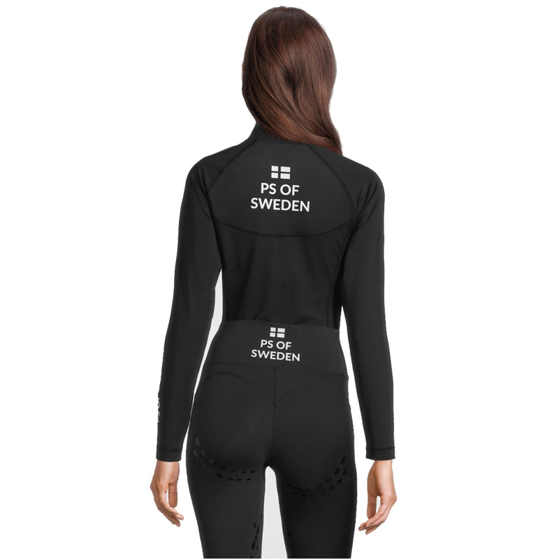 PS Of Sweden Tiffany Zip-Up Sweater - Black-1